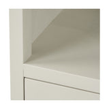 Croft Linen Pine Slim 1 Door 3 Shelf Shelving Unit - 153cm