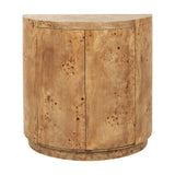 Newborough Burr Wood Effect 2 Door Cabinet - 92cm