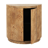 Newborough Burr Wood Effect 2 Door Cabinet - 92cm