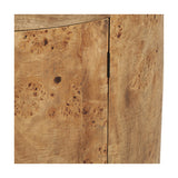Newborough Burr Wood Effect 2 Door Cabinet - 92cm
