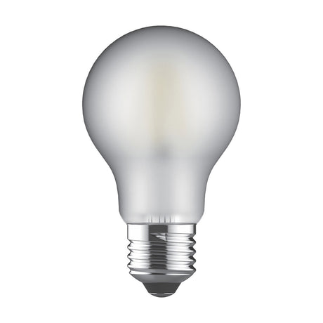 Value E27 6.5W Bulb 60mm 2700K 806lm in frosted, shown upright on a plain white background.