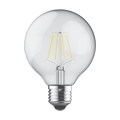 Value E27 4W Globe Bulb 80mm 2700K 470lm - Clear