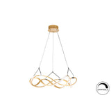 Molly Dimmable LED Small Circular Suspension Light - Rose Gold