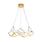 Molly Dimmable LED Small Circular Suspension Light - Rose Gold