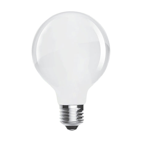 Value E27 8W Globe Bulb 95mm 2700K 965lm - Opal