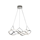 Molly Dimmable LED Small Circular Suspension Light - Chrome