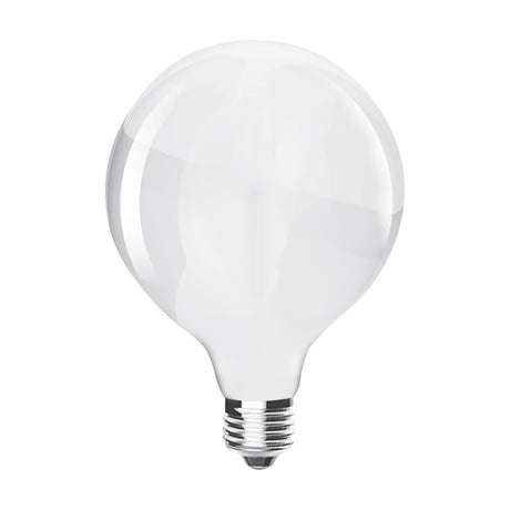 Value E27 8W Globe Bulb 12cm 2700K 965lm - Opal