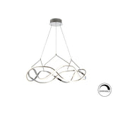 Molly Dimmable LED Medium Circular Suspension Light - Chrome