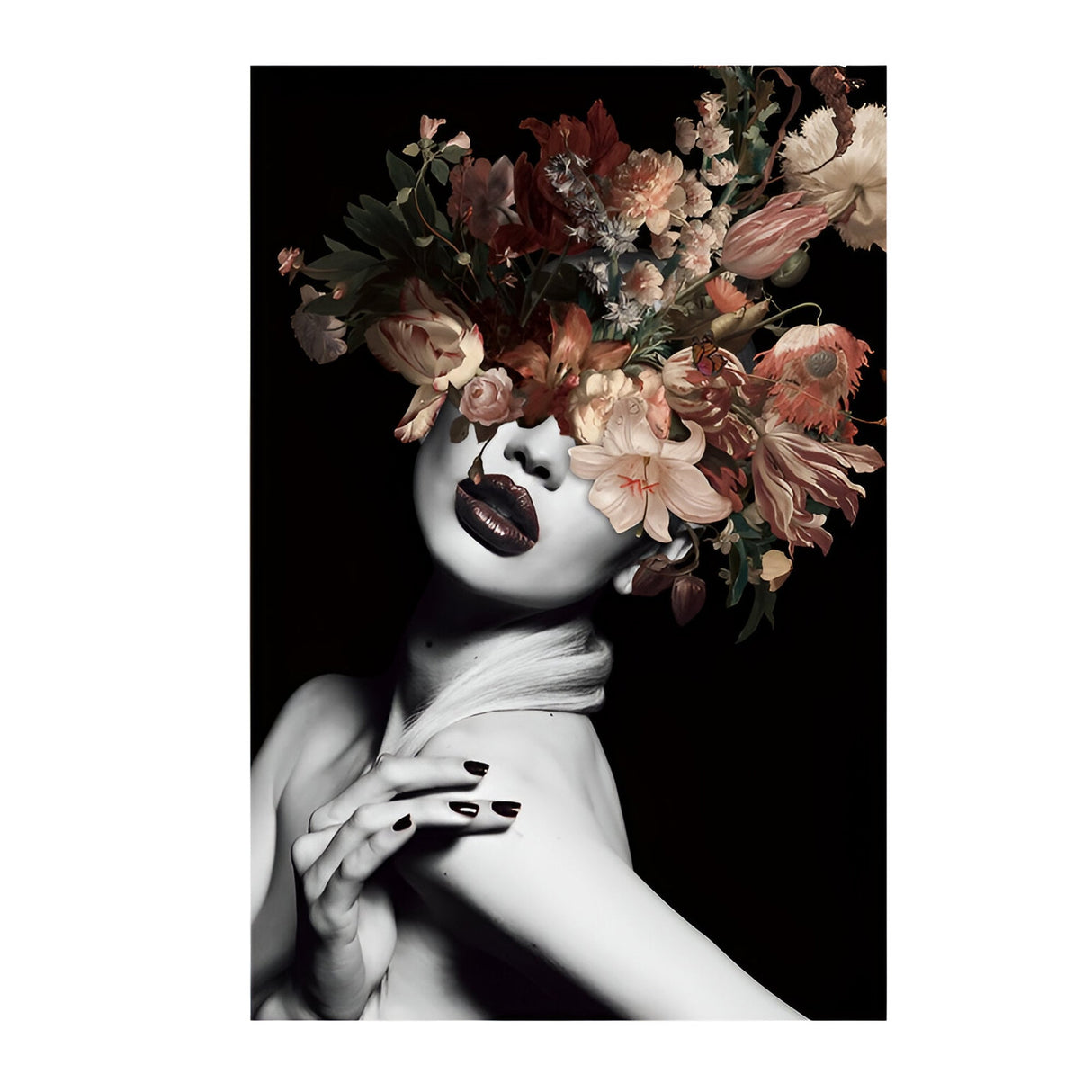 Silene Monochrome Portrait Photography Print – 100x150cm