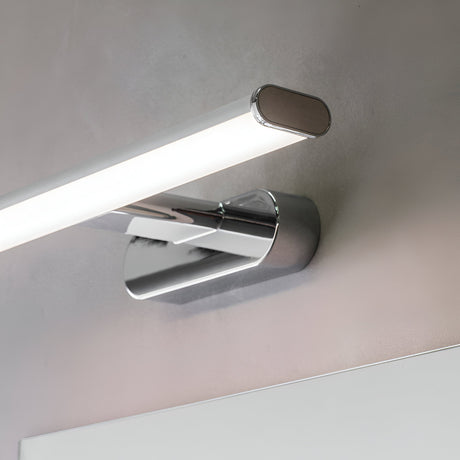 Carlshaw LED Bathroom Wall Light - Chrome & White