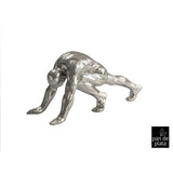 Asana Silver Leaf Human Sculpture - 92cm