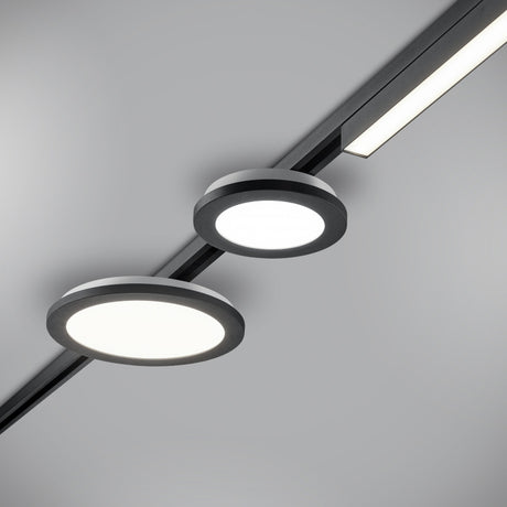 DUOline LED Round Ceiling Light – Matt Black