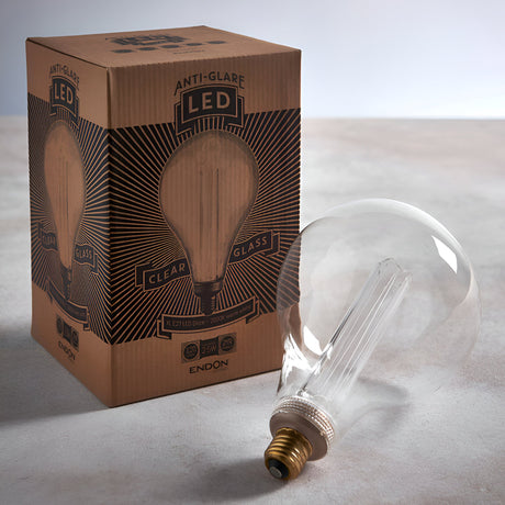 2.5W E27 LED Globe Bulb - Clear, Warm White
