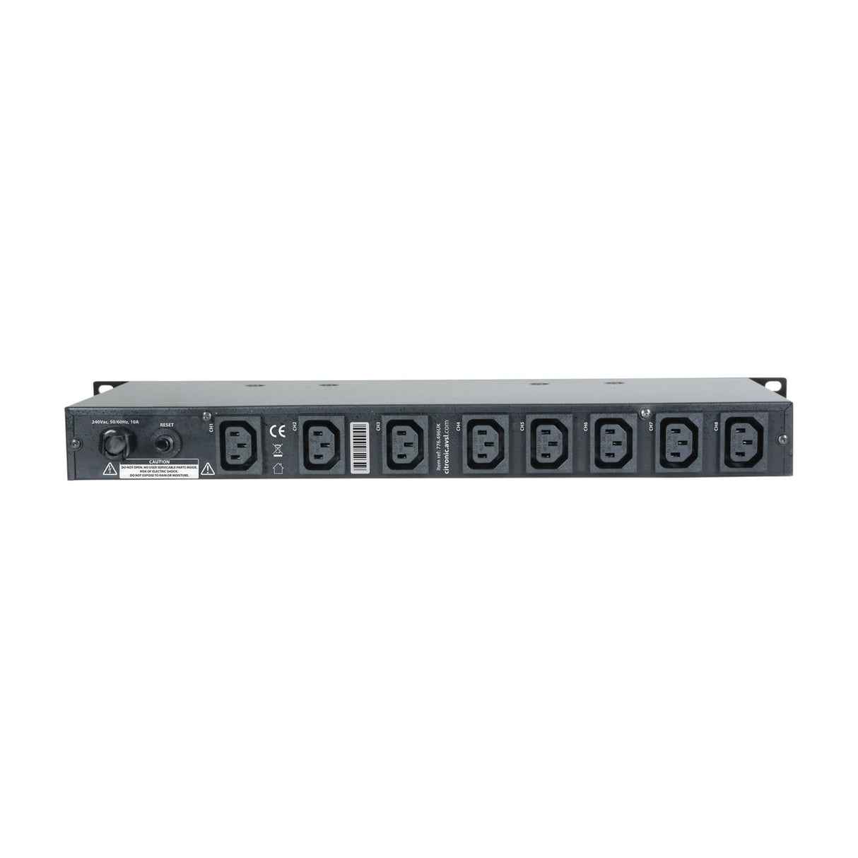 Citronic CPD-9 19" 8-Way IEC Power Distributor