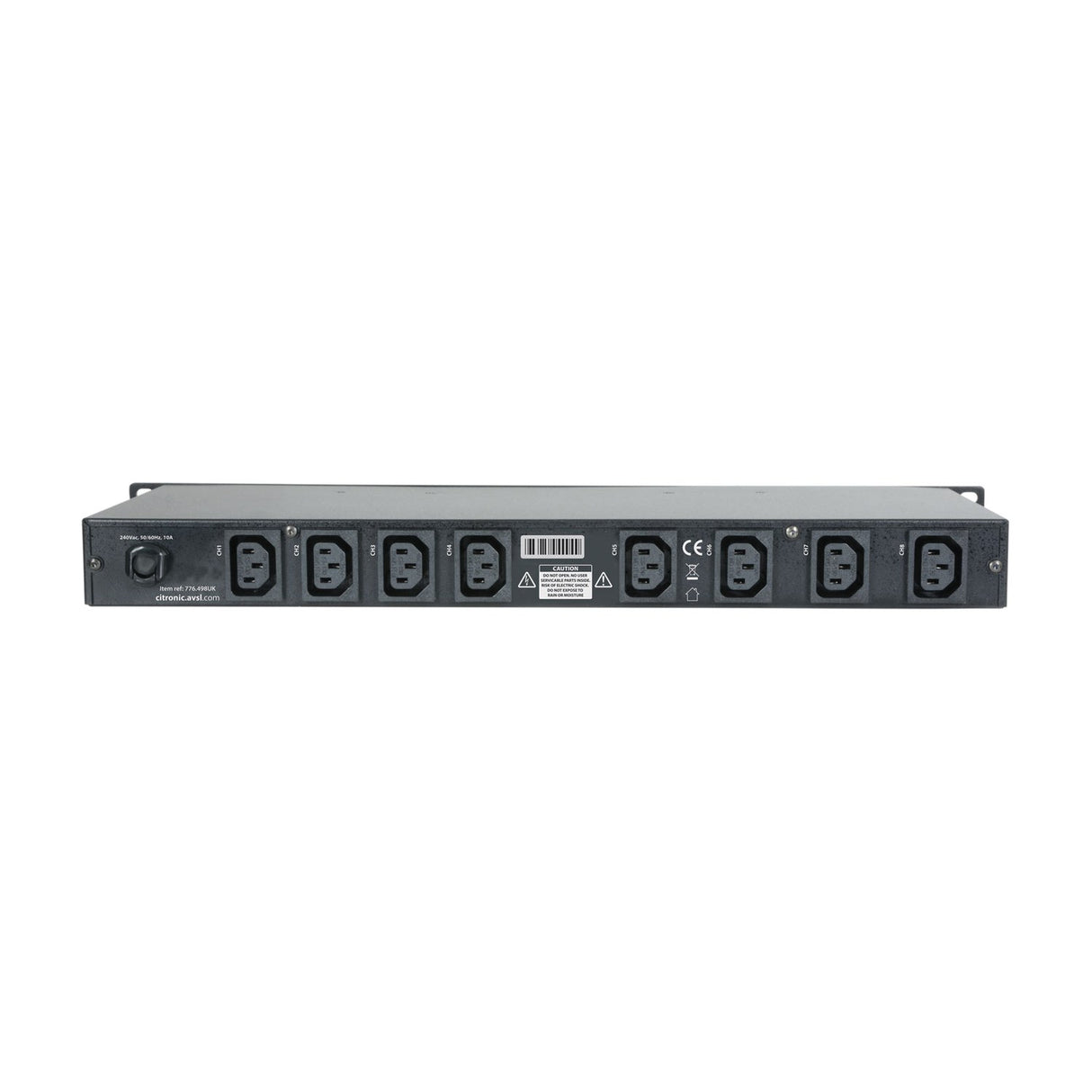 Citronic CPD-8C 8-Way IEC Rack Power Conditioner