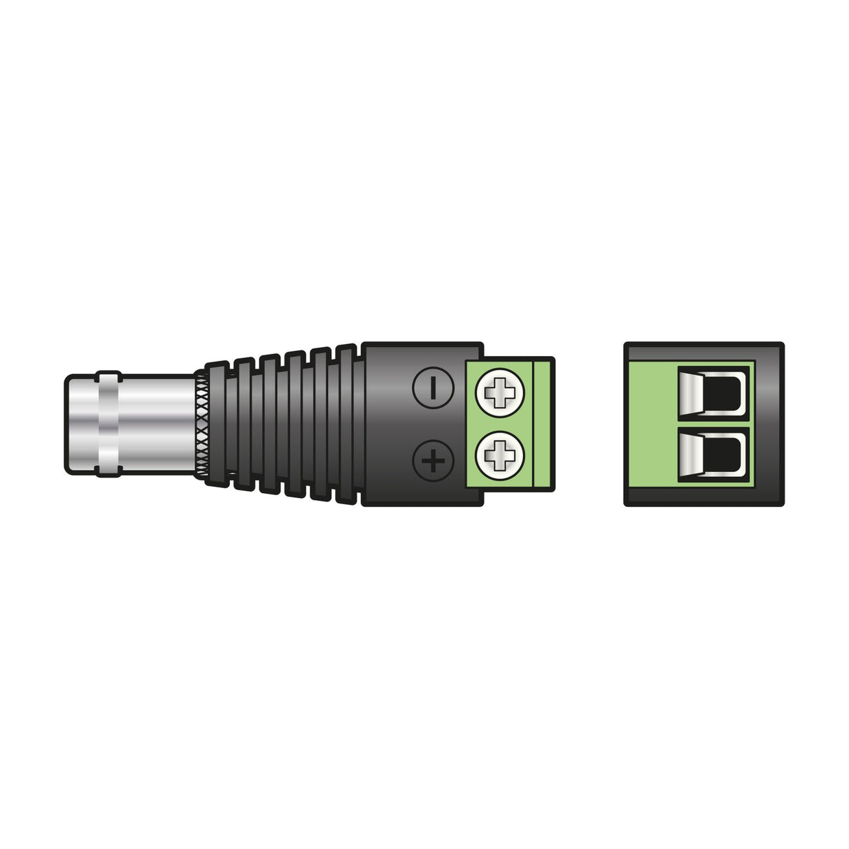 Mercury BNC Coaxial Socket with Screw In Terminals