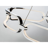 Colette Dimmable LED Small Circular Suspension Light - Chrome (With Remote Control)