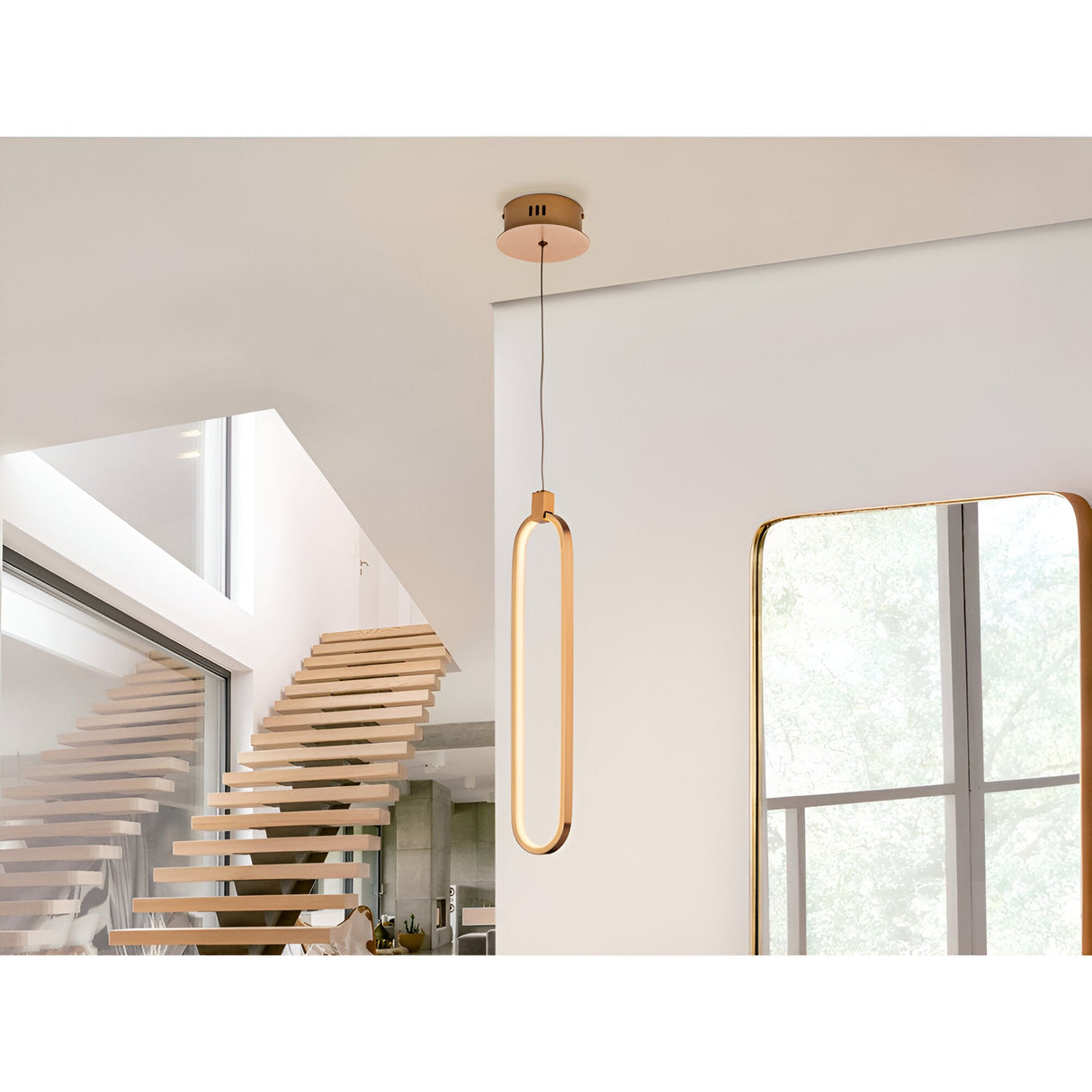 Colette LED Pendant Light 13W 3000W - Rose Gold