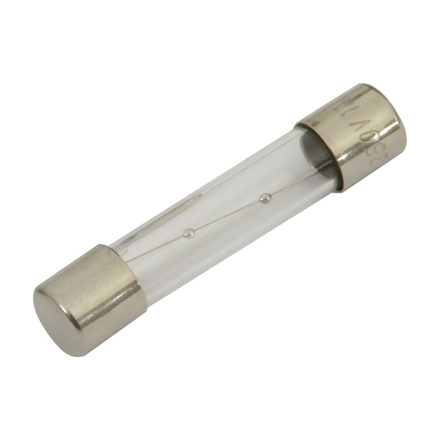 Mercury 6 x 32mm T3.15A slow blow glass tube fuse with nickel-plated brass end caps, shown on a plain white background.