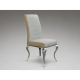 Barroque Fabric Dining Chair - Beige
