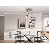 Sphere 9 Light Dimmable LED Cluster Pendant 78W 3000K - Multicoloured