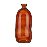 Pecan Brown Organic Shaped Recycled Glass Tall Vase - 73cm