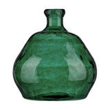 Sea Green Organic Shaped Recycled Glass Vase - 50cm