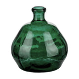 Sea Green Organic Shaped Recycled Glass Vase - 50cm