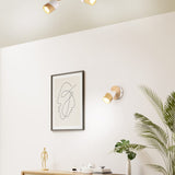 Aruni 3 Light Natural Spotlight – Wood