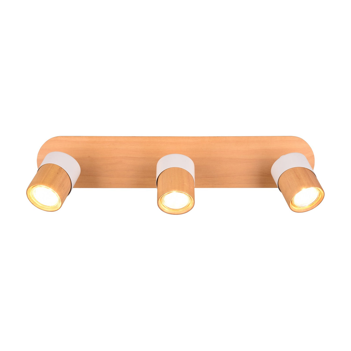 Aruni 3 Light Natural Spotlight – Wood