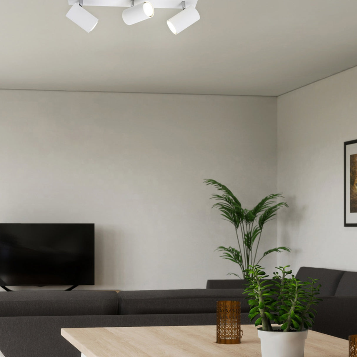 Marley 3 Light Spotlight – White