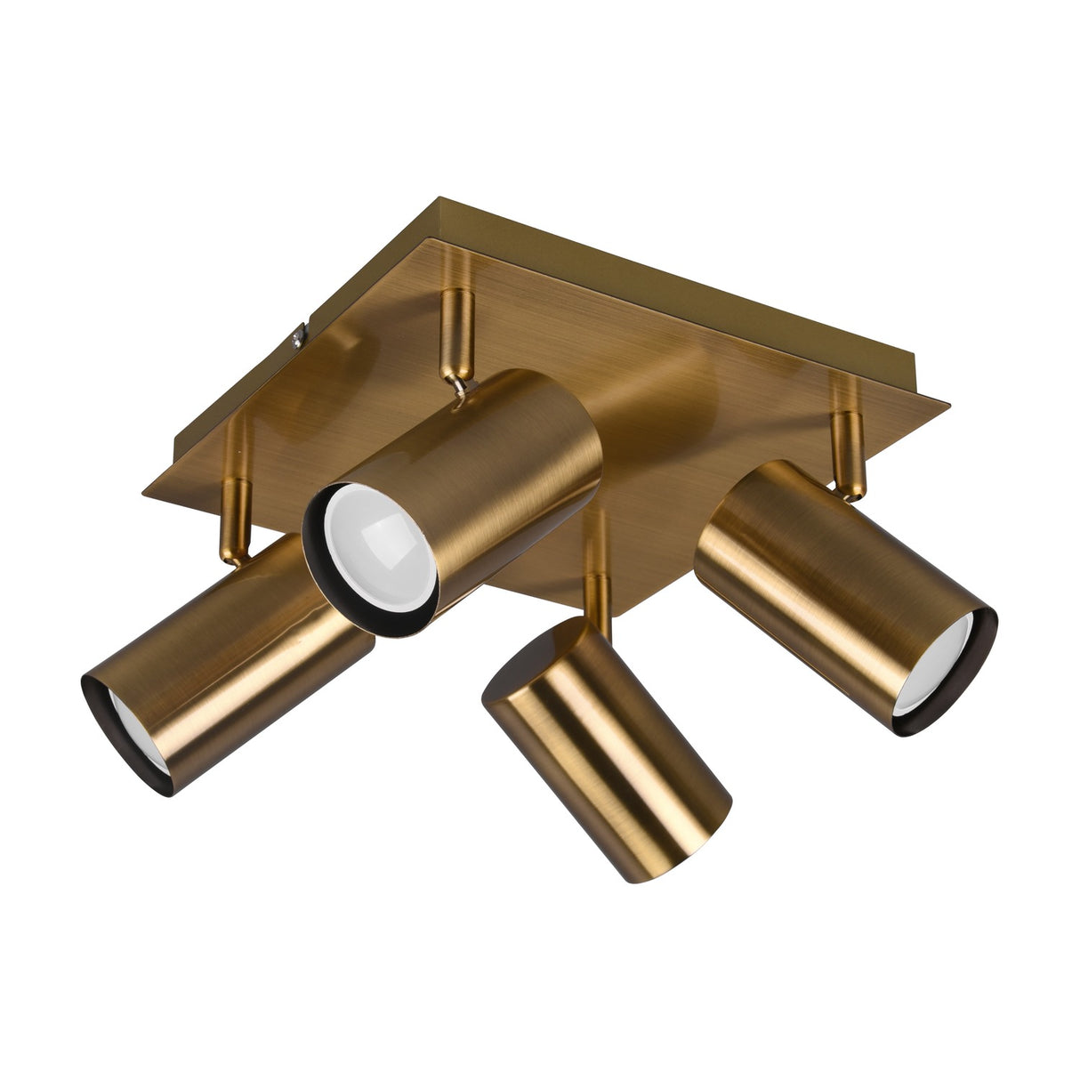 Marley 4 Light Spotlight – Antique Brass