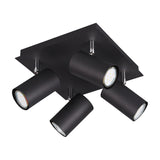 Marley 4 Light 24cm Spotlight – Matt Black