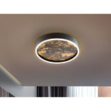 Stone Small CCT LED Flush Ceiling Light 95W 3000-6000K - Multicoloured