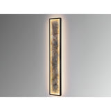 Stone Rectangle Large CCT Adjustable LED Wall & Ceiling Light - Multicoloured