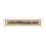 Stone Rectangle Large CCT Adjustable LED Wall & Ceiling Light - Multicoloured