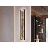 Stone Rectangle Large CCT Adjustable LED Wall & Ceiling Light - Multicoloured