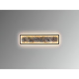 Stone Rectangle Small CCT Adjustable LED Wall & Ceiling Light - Multicoloured