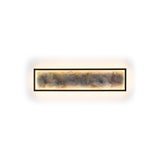 Stone Rectangle Small CCT Adjustable LED Wall & Ceiling Light - Multicoloured