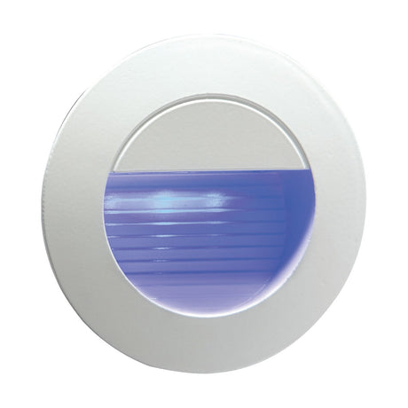 230V IP54 Recessed Round Indoor/Outdoor LED Guide/Stair/Wall Light Blue LED