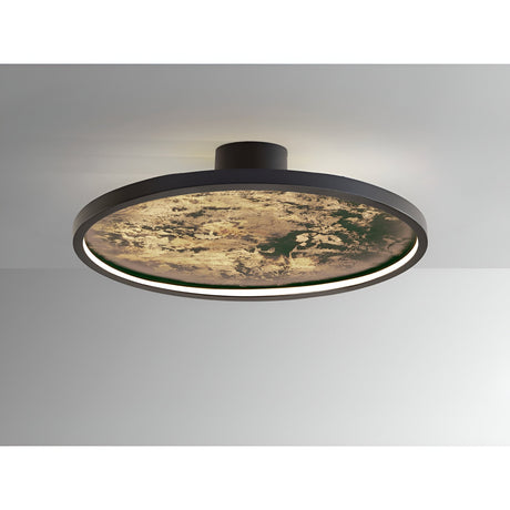 Stone Round Small CCT Adjustable LED Wall & Ceiling Light - Multicoloured