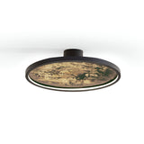 Stone Round Small CCT Adjustable LED Wall & Ceiling Light - Multicoloured