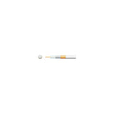 Mercury RG6 white coaxial aerial cable by AVSL shown in cross-section and side view, revealing copper conductor, foil screen, CCA braid and PVC sheath.