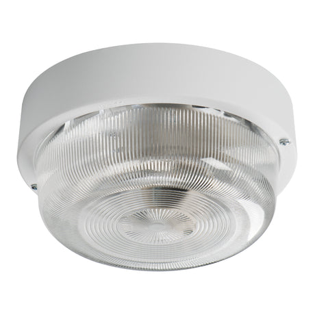 Tuna Mini Ø200 E27 Round Bulkhead IP44 - White