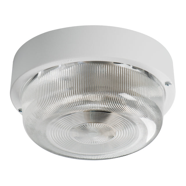Tuna Mini Ø200 E27 Round Bulkhead IP44 - White
