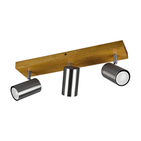 Marley 3 Light 44cm Spotlight – Satin Nickel