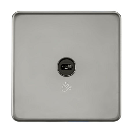 230V 1G 1-way Touchless Switch - Black Nickel