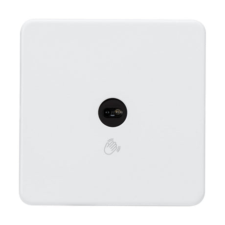 230V 1G 1-way Touchless Switch - Matt White