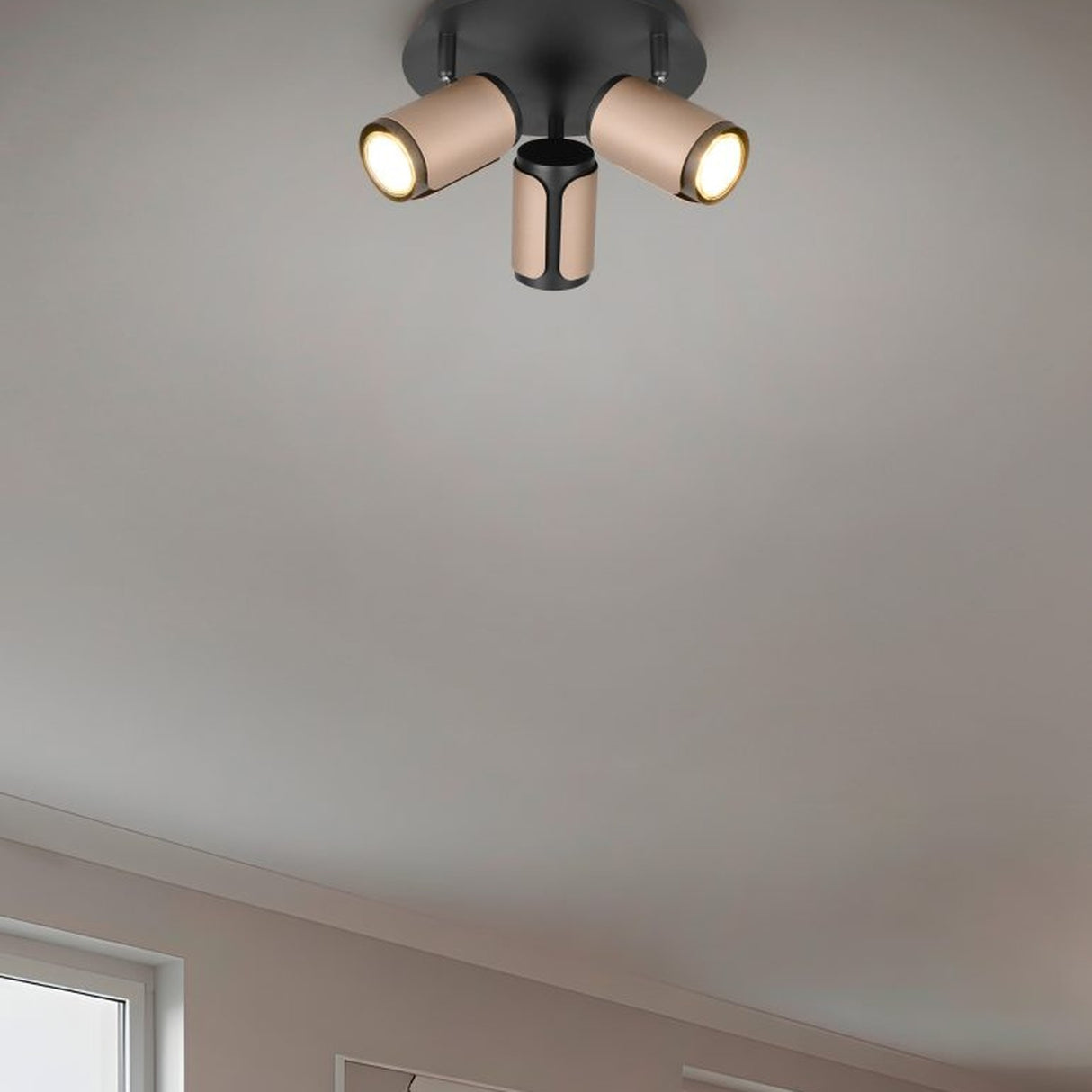 Gillan 3 Light Spotlight – Coffee