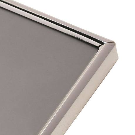 Thin Oblong Silverplated Photo Frame 5 x 3.5in - Silver